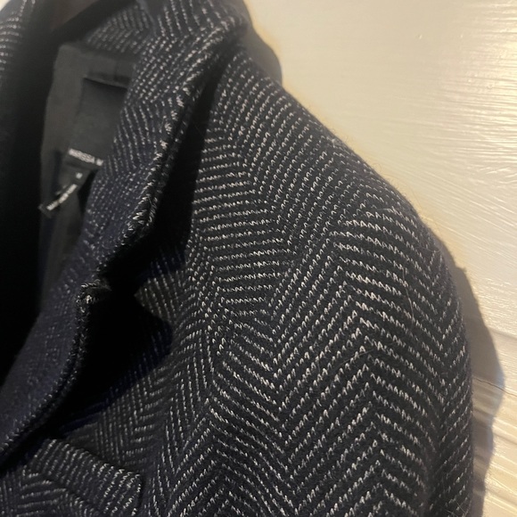 Marissa Webb Travis Herringbone Blazer, Slate Blue - M - Picture 8 of 10